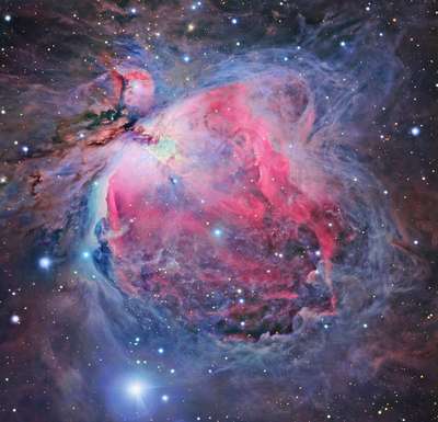 Inside the Great Nebula in Orion